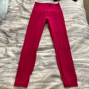 Lululemon Align Leggings - pink/red - worn once